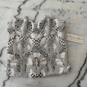 Alice + Olivia Embellished Bustier